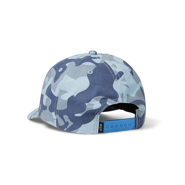 Casquette snapback Huf Noble Camo 6 Panel Ice Blue