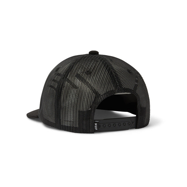 Casquette trucker Huf Warped Hat Black