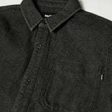 Chemise Huf Carson Overdyed Denim LS Shirt Black