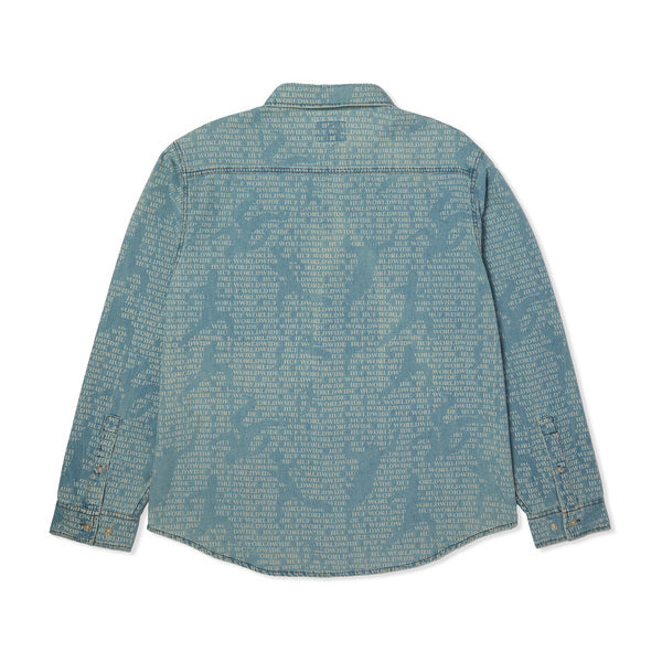 Chemise Huf Ceremony Denim Indigo