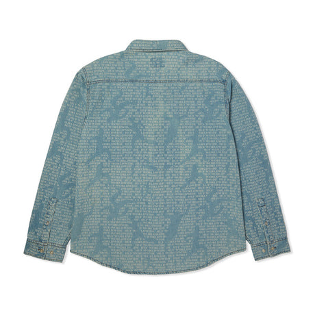 Chemise Huf Ceremony Denim Indigo