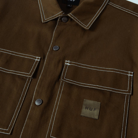 Chemise Huf Mason Shacket Espresso