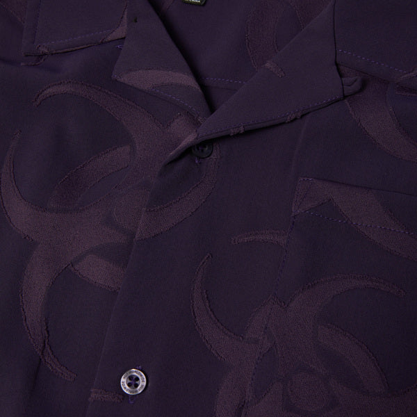 Chemise Huf Sector Jacquard SS Dark Berry