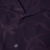 Chemise Huf Sector Jacquard SS Dark Berry