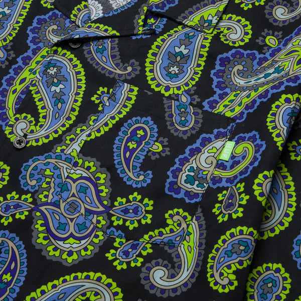 Chemise Huf SS Paisley Black
