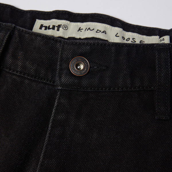Pantalon Huf Basic Ass Jeans Black Tint