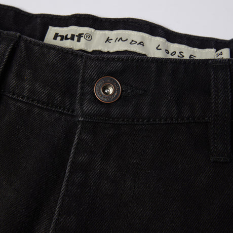Pantalon Huf Basic Ass Jeans Black Tint
