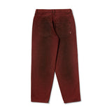 Pantalon Huf Cromer Washed Lava Red
