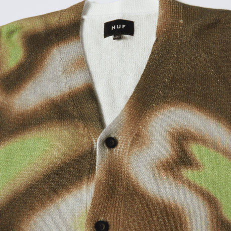 Cardigan Huf Space Dust Mud