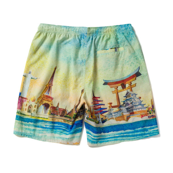 Short Huf Culture Easy Yellow