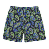 Short Huf Paisley Easy Black