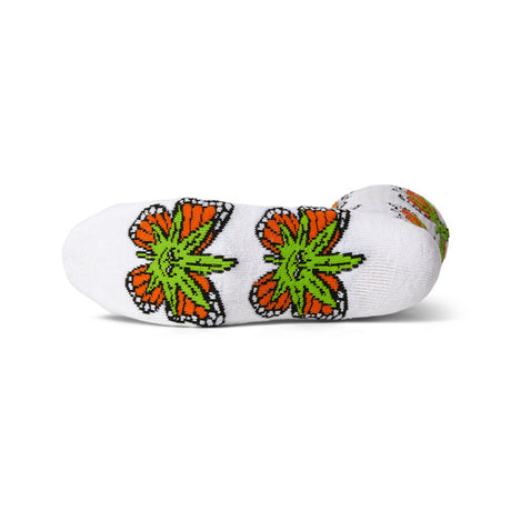 Chaussettes Huf Green Budderfly White