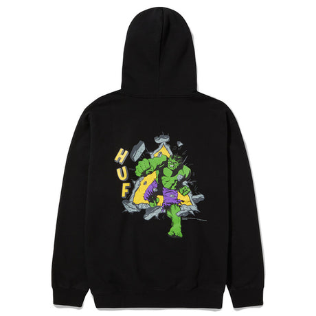 Sweat à capuche Huf Hulk TT Black