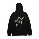 Sweat à capuche Huf H Star Black