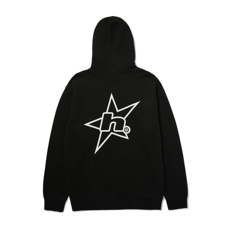 Sweat à capuche Huf H Star Black