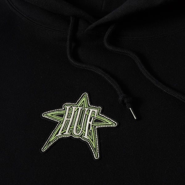 Sweat à capuche Huf Intergalactic Black