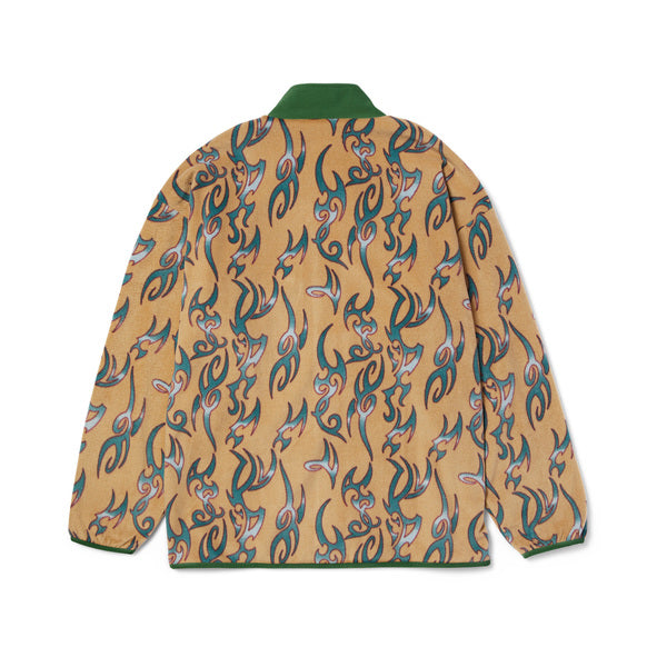 Sweat à capuche Huf Static Polar Oatmeal