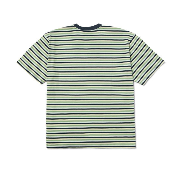 Tee-shirt Huf Apollo Striped SS Knit Boxy Top Blue