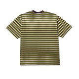Tee-shirt Huf Apollo Striped SS Knit Boxy Top Green