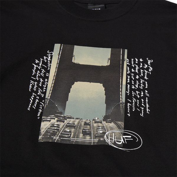 Tee-shirt Huf Bridges SS Black