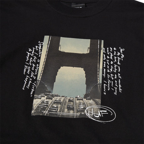 Tee-shirt Huf Bridges SS Black