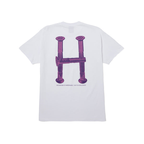 Tee-shirt Huf H Bolts TT SS White