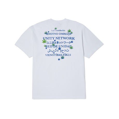 Tee-shirt Huf Unity Network SS White