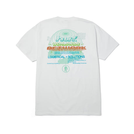 Tee-shirt Huf Worldwide Network SS White
