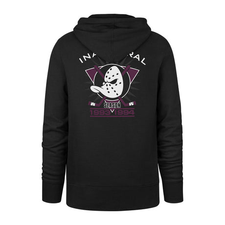 Sweat à capuche 47 Brand NHL Anaheim Ducks Print Bck Burnside Jet Black