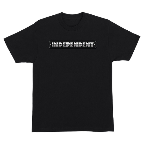 Independent T-Shirt Chrome Bar Ss Black