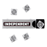 Independent Accessoire Bar Logo Dice Set Silver