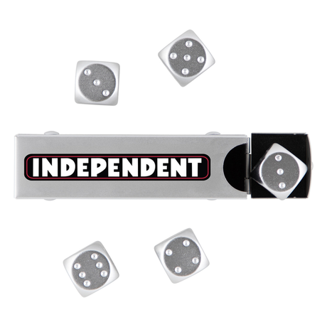 Independent Accessoire Bar Logo Dice Set Silver