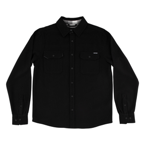 Independent Chemise Belmont Ls Flannel Hthr Black