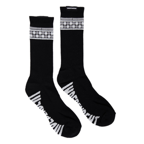 Independent Socks Tile Span Crew Black