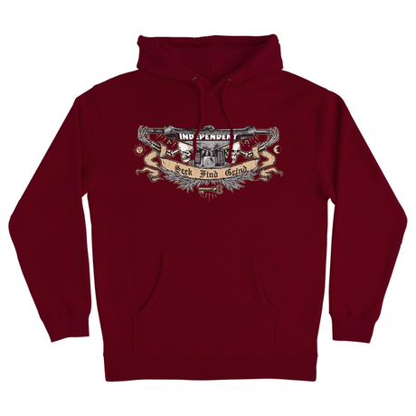 Independent Sweat Sfg Society Hood Maroon