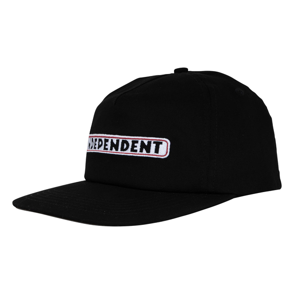 Casquette snapback Independent Bar Logo Black