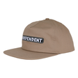 Casquette snapback Independent Bar Logo Khaki