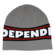 Bonnet Independent Bar Logo Skull Grey