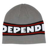Bonnet Independent Bar Logo Skull Grey