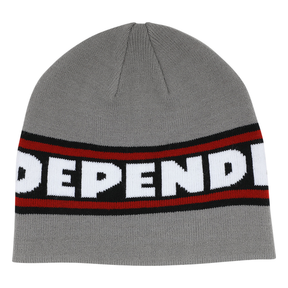Bonnet Independent Bar Logo Skull Grey