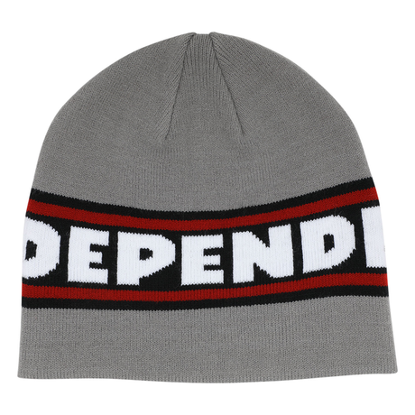 Bonnet Independent Bar Logo Skull Grey