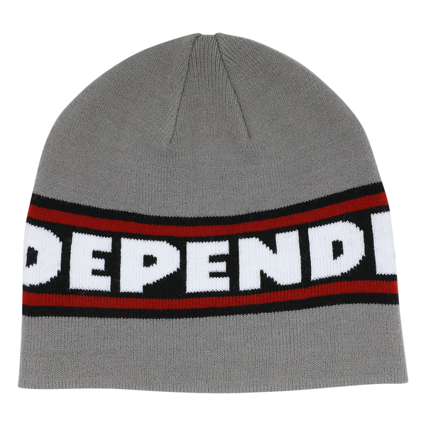 Bonnet Independent Bar Logo Skull Grey