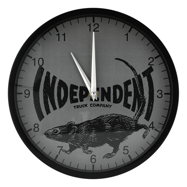 Tee-shirt Independent Horloge Rat Race Clock Black Parchment