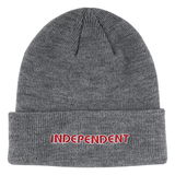 Bonnet Independent Groundwork Grey Hthr Red