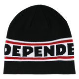 Bonnet Independent Bar Logo Skull Cap Black