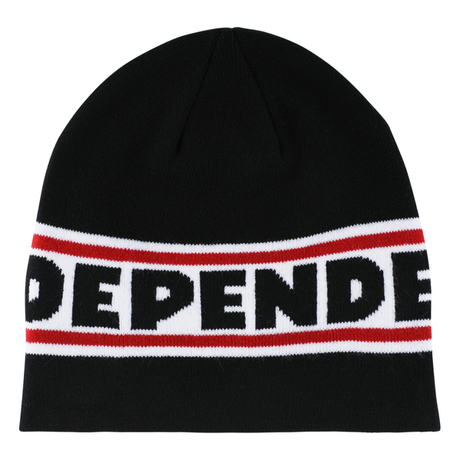 Bonnet Independent Bar Logo Skull Cap Black