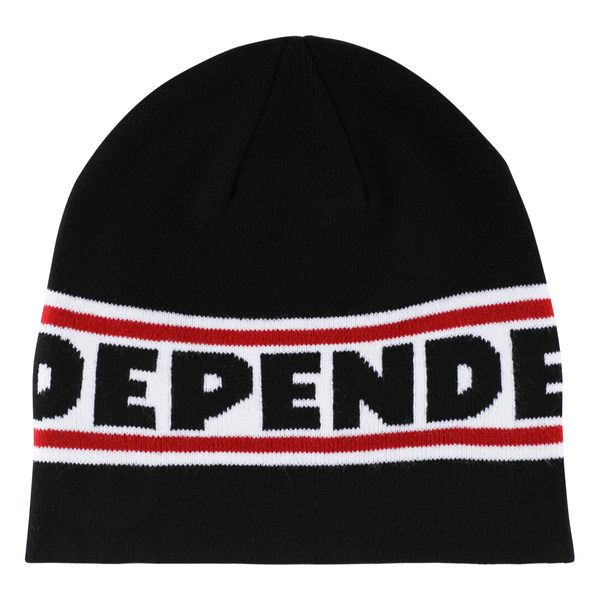 Bonnet Independent Bar Logo Skull Cap Black