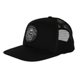 Independent Cap Dressen Skull Rose Snapback Black