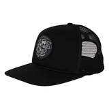 Independent Cap Dressen Skull Rose Snapback Black