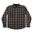 Independent Chemise Belmont Ls Flannel Top Black White